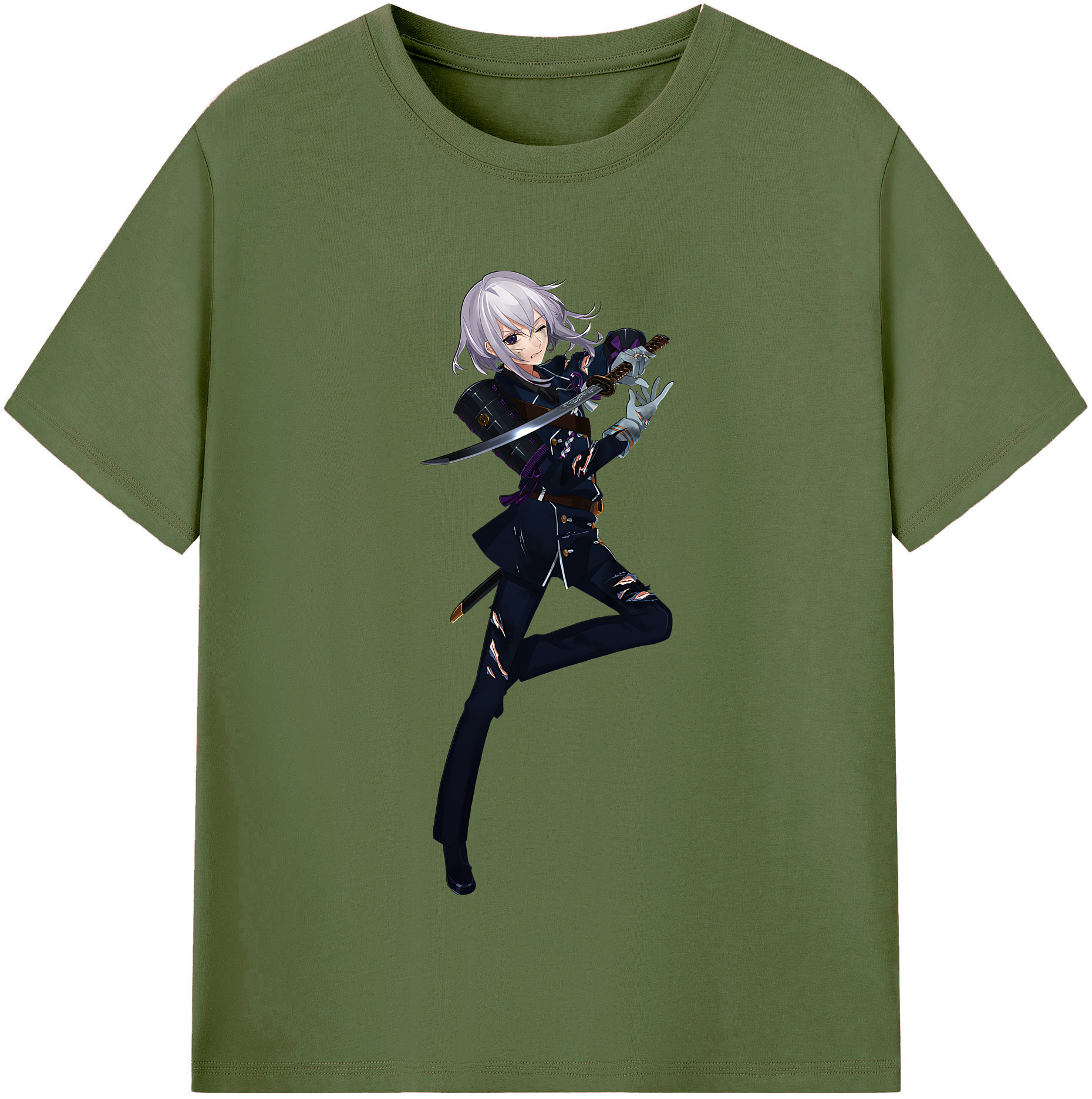 （画像用） 刀剣乱舞 Touken Ranbu 綿100％半袖Tシャツ（フロントプリント）